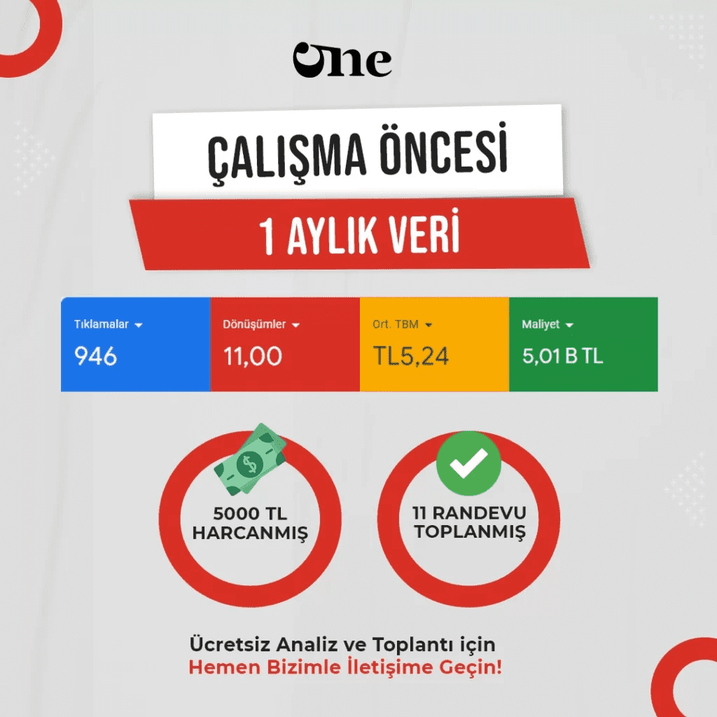 Çalışma Öncesi 1 Aylık Veri