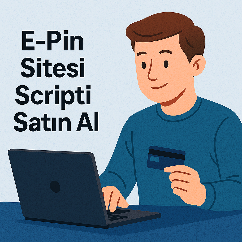 E-Pin ve Dijital Ürün Yazılımı Sitesi Scripti Tasarımı Fiyatları ve Ücretleri​