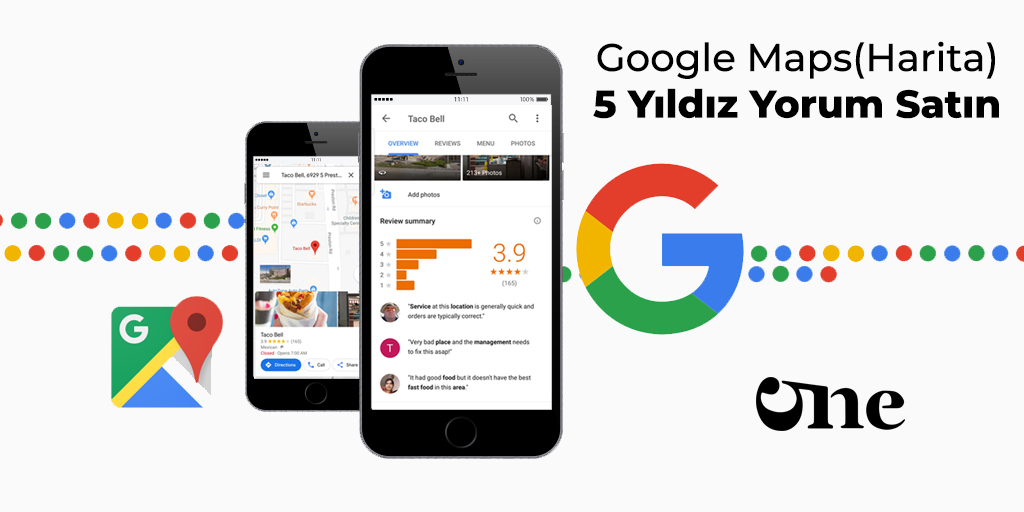 Google Maps(Harita) 5 Yıldız Yorum Satın Al