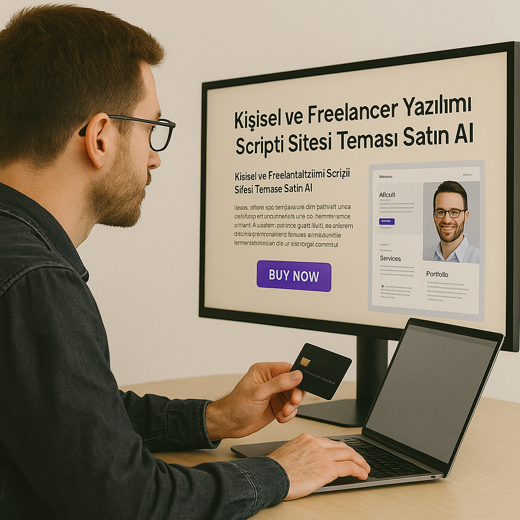 Kişisel ve Freelancer Sitesi Scripti Tasarımı Fiyatları ve Ücretleri​