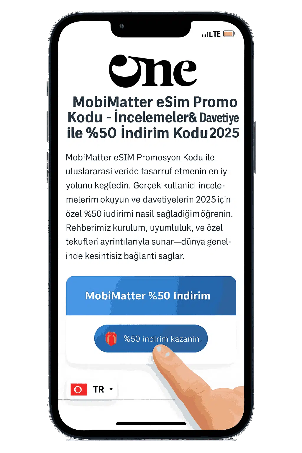 %50 İndirim Butonuna Tıklayın