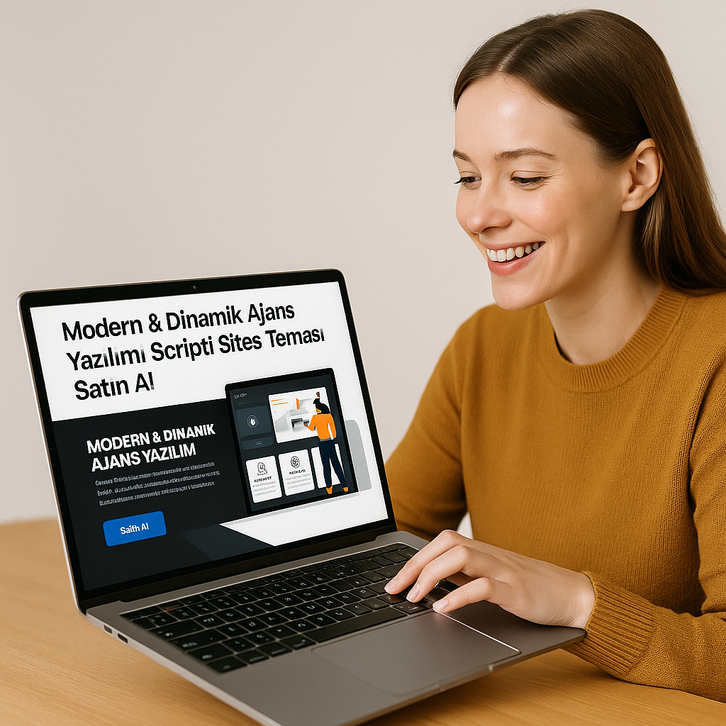Modern & Dinamik Ajans Yazılımı Sitesi Scripti Tasarımı Satın Al​