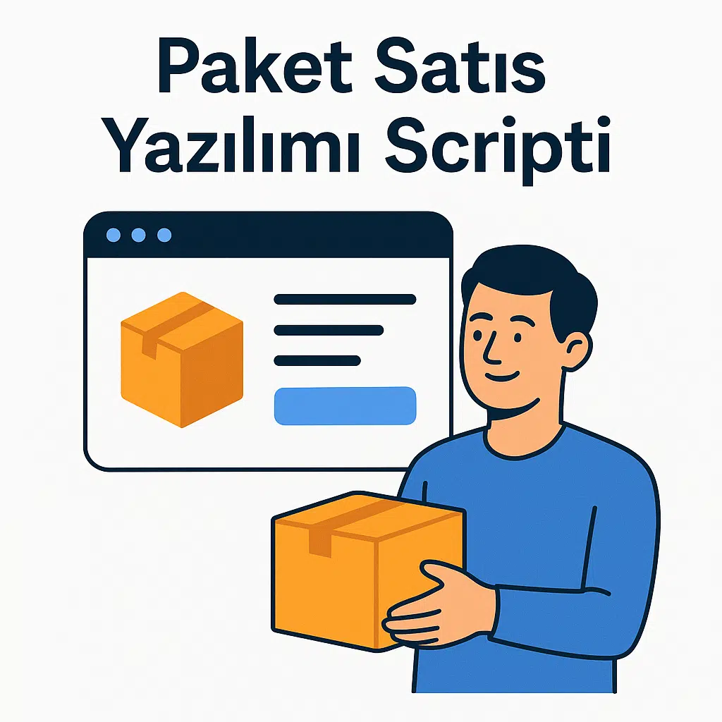 Paket Satış Yazılımı Sitesi Scripti Tasarımı Fiyatları ve Ücretleri​