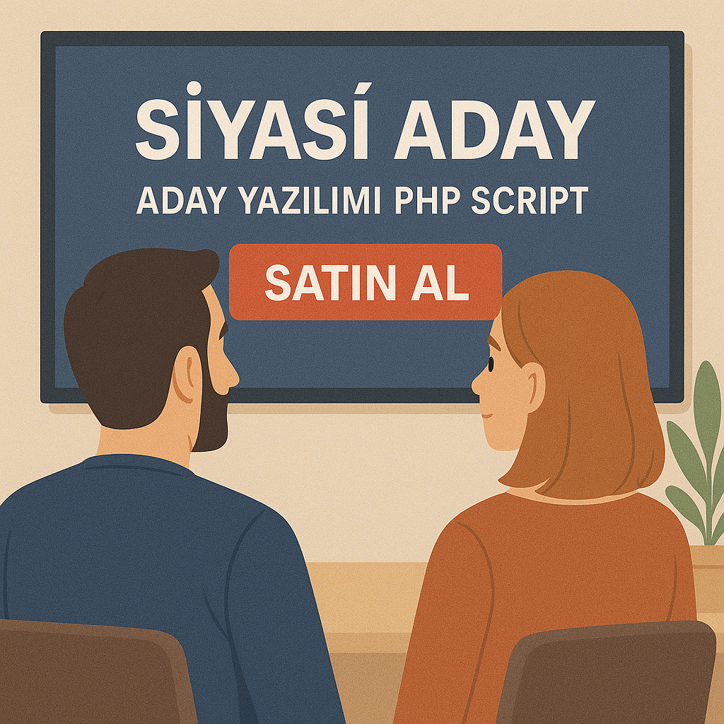 Siyasi Parti Aday Yazılımı Sitesi Scripti Satın Al​