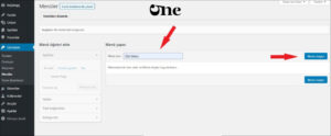 WordPress Menü Oluşturma Nasıl Yapılır?